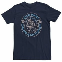 Promo 🤩 Unbranded Men's Star Wars The Rise Of Skywalker Chewie Copilot Graphic Tee ⌛