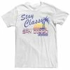 Budget ⌛ Unbranded Men's Anchorman Stay Classy San Diego Sunset Graphic Tee ⭐