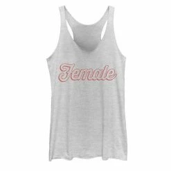 Hot Sale 😍 Unbranded Juniors' Female Script Text Tank Top ⌛