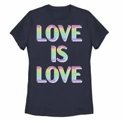 Best deal 🎉 Unbranded Junior's Love Is Love Rainbow Striped Text Tee 😉