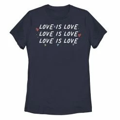 Promo 😍 Unbranded Junior's Love Is Love Simple Text Word Stack Tee 🥰