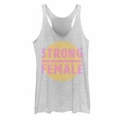 Promo 🌟 Unbranded Juniors' Strong Female Character 👩 Women's Empowerment Tank Top 🔥
