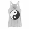Outlet ⌛ Unbranded Juniors' Yin Yang Embroidery Celestial Tank Top 🥰