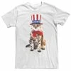Outlet 😍 Unbranded Big & Tall Fifth Sun Meowica Holiday Tee 🛒