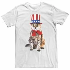 Outlet 😍 Unbranded Big & Tall Fifth Sun Meowica Holiday Tee 🛒