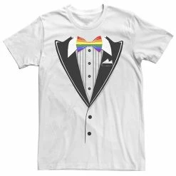 Wholesale ⭐ Unbranded Big & Tall Pride Bowtie Costume Tee 😍