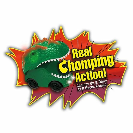 New โค๏ธ Unbranded Magic Tracks Dino Chompers Dinosaur Cart And Track Playset ๐ - Image 3