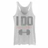Flash Sale 🌟 Unbranded Juniors' I Do Hard Things Barbell Graphic Tank 🧨