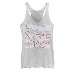 Promo 🛒 Unbranded Juniors' Sakura Floral Graphic Tank 🌟