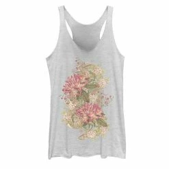 Best deal ⌛ Unbranded Juniors' Celestial Snake Floral Graphic Tank ✨