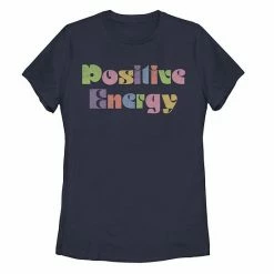 Promo 👏 Unbranded Juniors' Positive Energy Retro Graphic Tee 🛒