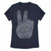 Cheap 🥰 Unbranded Juniors' Tattooed Hand Peace Sign Tee ❤️