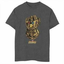 Brand new 👏 Unbranded Boys 8-20 Marvel Avengers Infinity War Gauntlet Gems Graphic Tee ✔️