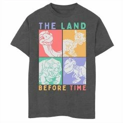 Top 10 ❤️ Unbranded Boys 8-20 Land Before Time Pastel Stacked Dinosaur Boxes Tee 🎁
