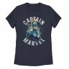 Coupon ⌛ Unbranded Juniors' Captain Marvel Suited Up Portrait Graphic Tee 👏