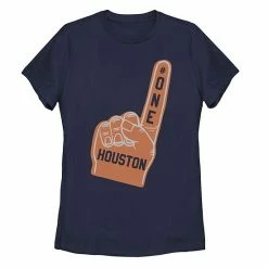 Wholesale 🥰 Unbranded Juniors' Houston #1 Foam Finger Graphic Tee 🤩