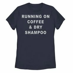 Hot Sale 🎉 Unbranded Juniors' "Running On Coffee & Dry Shampoo" Graphic Tee ✨