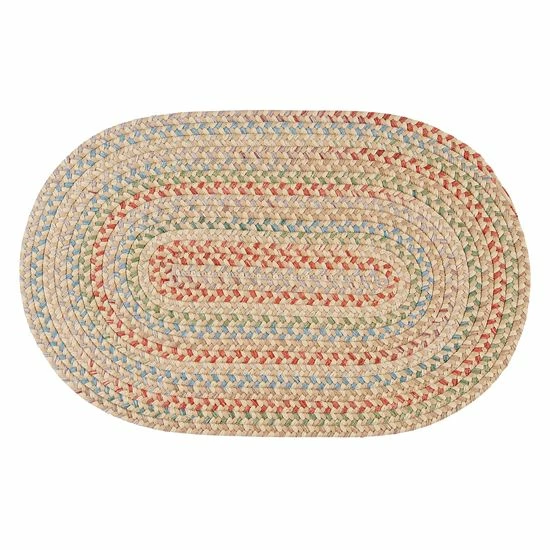 Coupon ๐คฉ Unbranded Colonial Mills Coral Gables Braided Reversible Rug Field Green ๐