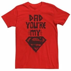 Promo ❤️ Unbranded Men's DC Comics Superman Dad You're My Superman Stencil Graphic Tee ⭐