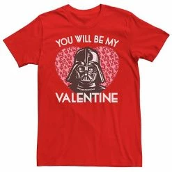 Best Pirce 🎉 Unbranded Men's Star Wars You Will Be My Valentine Darth Vader Graphic Tee 🥰