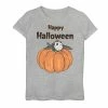 Outlet 💯 Unbranded 👧 Girls 7-16 Star Wars Porg "Happy 💀 Halloween" Graphic Tee Green Apple ❤️