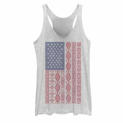 Wholesale ✨ Unbranded Juniors' Tribal Inspired American Flag Tank Top 🎉