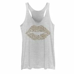 New 🤩 Unbranded Juniors' Cheetah Print Lips Tank Top 😀