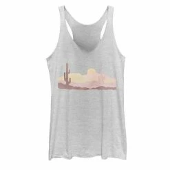New 👍 Unbranded Juniors' Sun Minimal Desert Portrait Tank 👍