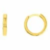 Best deal 🌟 Unbranded 14k Gold Square Huggie Hoop Earrings 👍