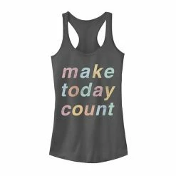 Promo 👏 Unbranded Juniors' Make Today Count Graphic Tank 🔔