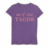 Flash Sale 🥰 Unbranded 👧 Girls 7-16 Fifth Sun First Tacos Graphic Tee Navy 🤩