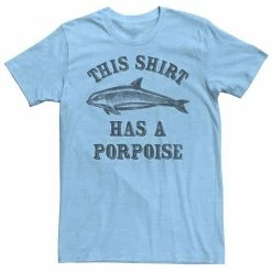 Promo 😀 Unbranded Men's This 👚 Shirt Has A Porpoise Graphic Tee 🌟