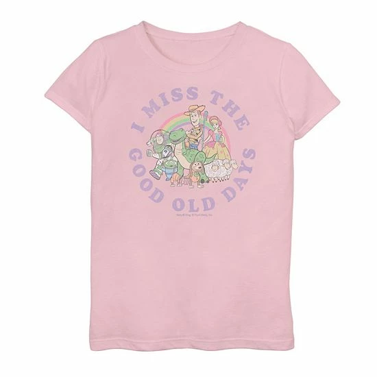 Hot Sale 😍 Unbranded 👧 Girls 7-16 Disney / Pixar Toy Story "Good Old Days" Graphic Tee White 🎉