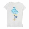 Cheap 🧨 Unbranded Disney's Aladdin 👧 Girls 7-16 Genie "All Powerful Greatness" Graphic Tee Black 🔥