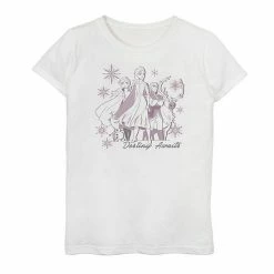 Best Pirce ✔️ Unbranded Disney Frozen 2 👧 Girls 7-16 "Destiny Awaits" Graphic Tee Athletic Heather 🔥