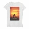 Top 10 ⌛ Unbranded Disney's The Lion King 👧 Girls 7-16 Pride Rock Movie Poster Graphic Tee White ⭐