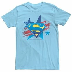 Hot Sale 😍 Unbranded Men's DC Comics Superman Stars And Stripes Chest Logo Graphic Tee ⭐