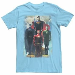 Wholesale 💯 Unbranded Men's Justice League Faded Poster Graphic Tee 🧨