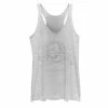 Hot Sale ⭐ Unbranded Juniors' Vintage Sun, Moon And Stars Line Art Tank Top 🛒