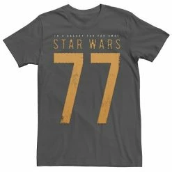 New 🔔 Unbranded Men's Star Wars Collegiate 77 On A Jersey Far Far Away Graphic Tee 💯