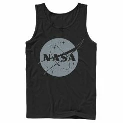 New 😉 Unbranded Men's NASA Simple Classic Circle Logo Graphic Tank 💯
