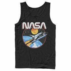 New 😉 Unbranded Men's NASA Retro Lift Off Space Graphic Tank 🎉