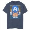 Outlet 🥰 Unbranded Boys 8-20 Marvel Captain America Avengers Face Tee 🔥