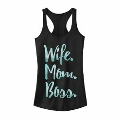 Best deal ⌛ Unbranded Juniors' Wife Mom Boss Graphic Tank ⭐