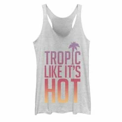 Best deal ❤️ Unbranded Juniors' Tropic Like It's Hot Graphic Tank ⌛