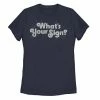Deals 😉 Unbranded Juniors' What's Your Sign Graphic Tee 🛒