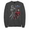 Best Pirce ⌛ Unbranded Men's Marvel Avengers Endgame Captain America Iron Man Poster Fleece 🌟