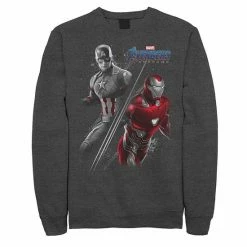 Best Pirce ⌛ Unbranded Men's Marvel Avengers Endgame Captain America Iron Man Poster Fleece 🌟