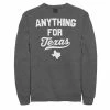 Cheapest ⭐ Unbranded Juniors' "Anything For Texas" Fleece Graphic Top ⭐