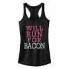 Outlet 🔔 Unbranded Juniors' Chin-Up Run For Bacon Ideal Racerback Tank 😍
